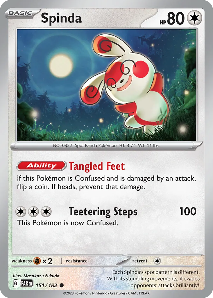 2023 Paradox Rift Spinda #151/182 Common card image