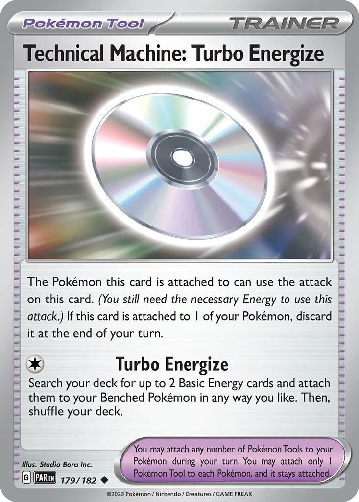 2023 Paradox Rift Technical Machine: Turbo Energize #179/182 Uncommon card image