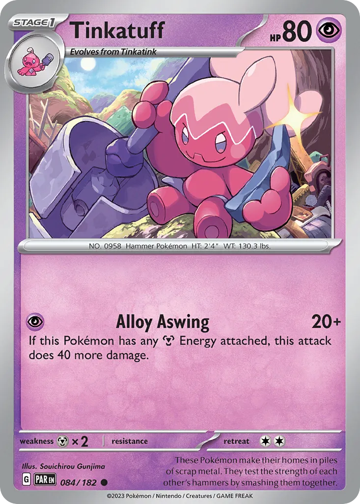 2023 Paradox Rift Tinkatuff #084/182 Common card image