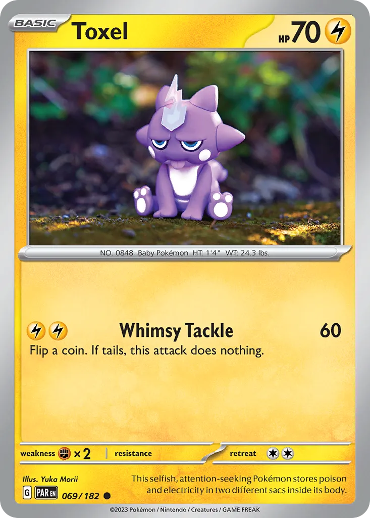 2023 Paradox Rift Toxel #069/182 Common card image