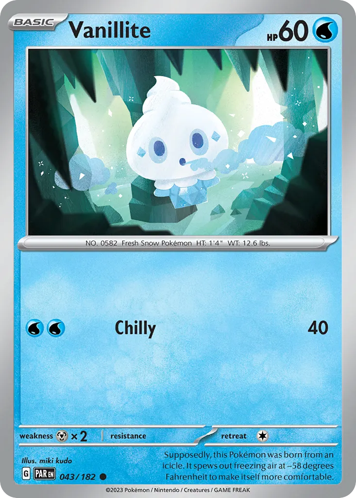 2023 Paradox Rift Vanillite #043/182 Common card image