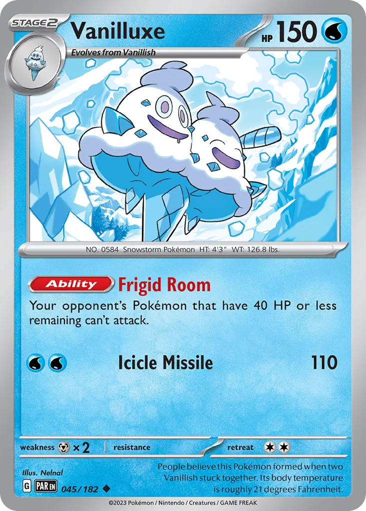 2023 Paradox Rift Vanilluxe #045/182 Uncommon card image