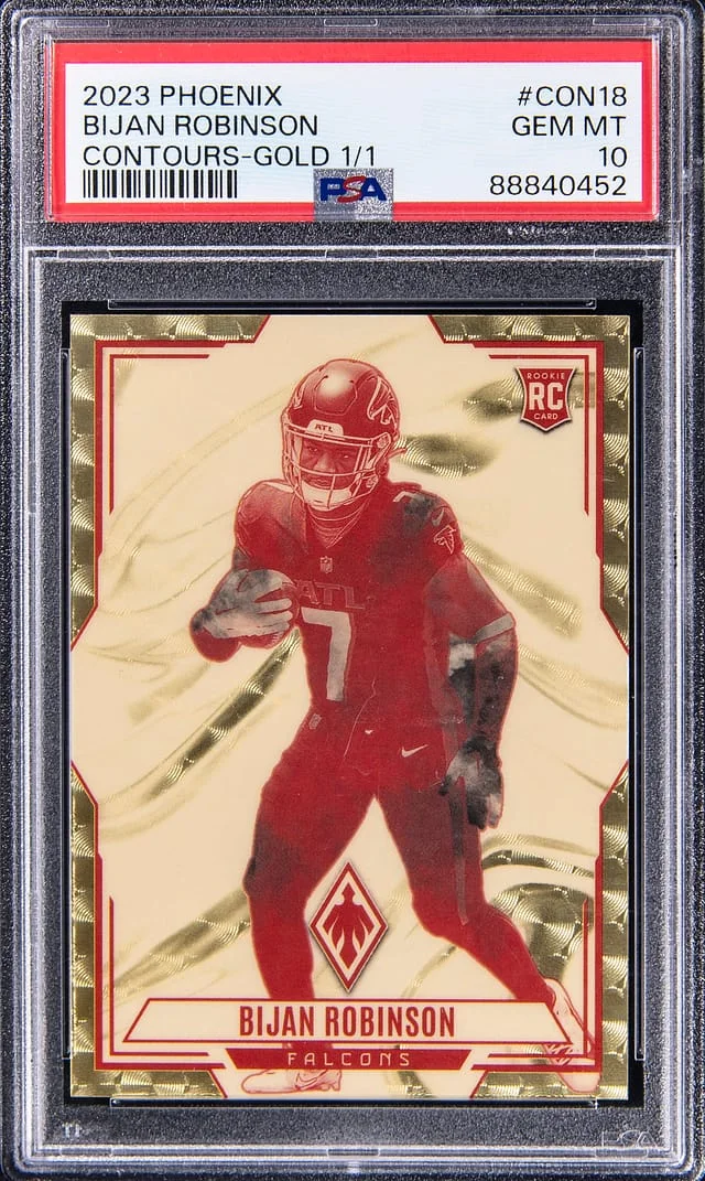 2023 Phoenix Contours Gold Bijan Robinson #CON-18 card image