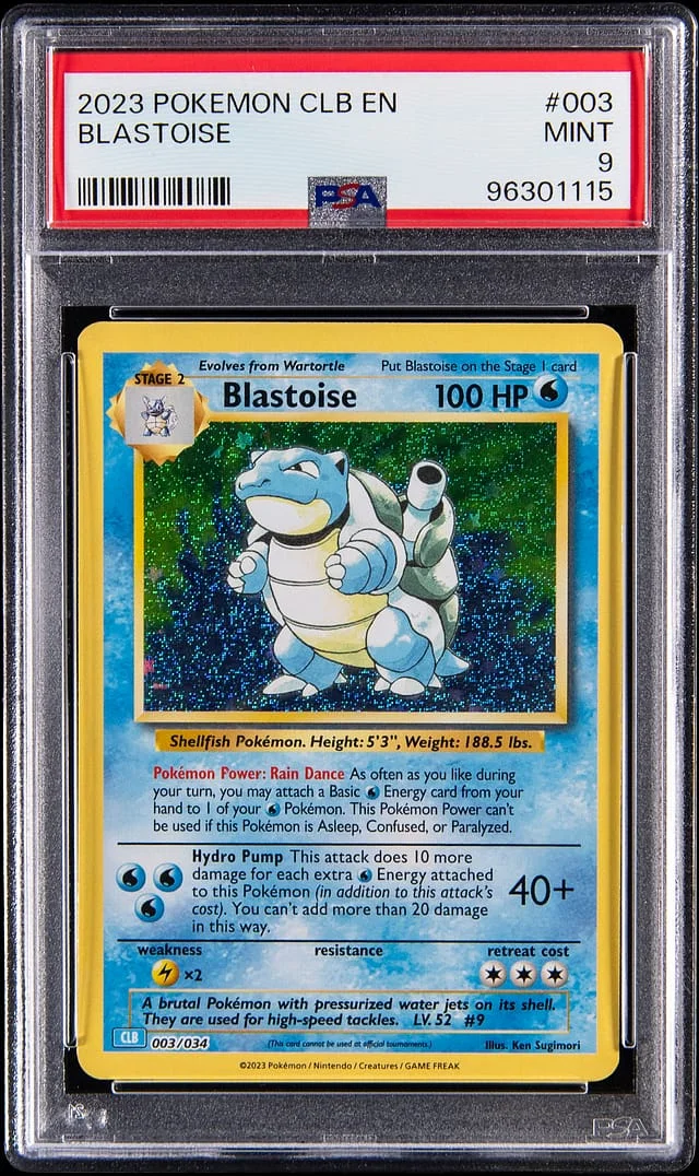 2023 Pokemon Classic Blastoise & Suicune EX Deck Holo Blastoise #003 card image