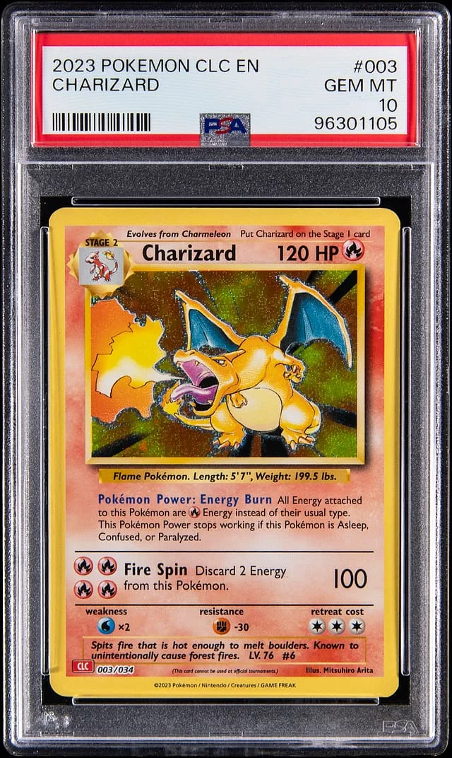 2023 Pokemon Classic Charizard & Ho-Oh EX Deck Holo Charizard #003 card image