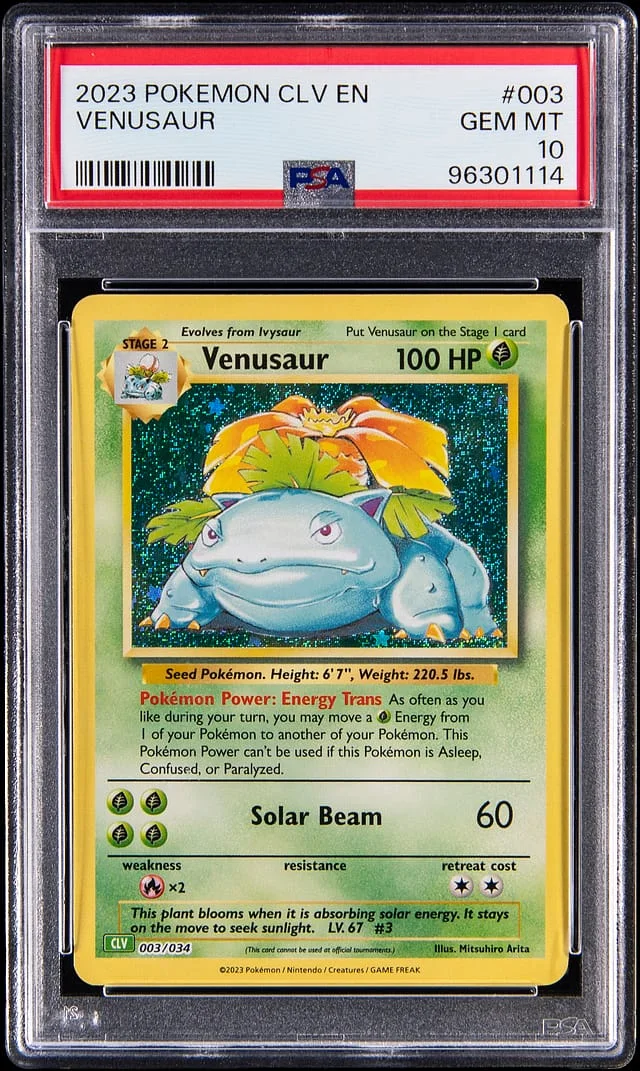 2023 Pokemon Classic Venusaur & Lugia EX Deck Holo Venusaur #003 card image