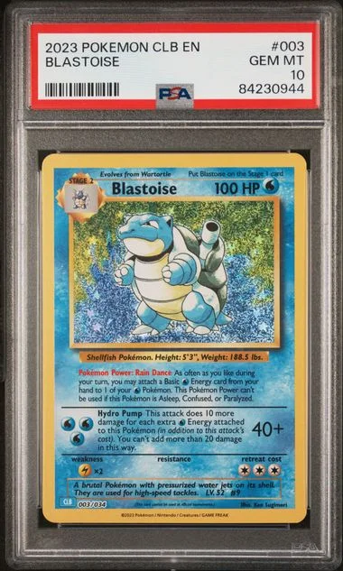 2023 Pokemon Clb-Trading Card Game Classic Blastoise & Suicune Ex Deck Blastoise #003 card image