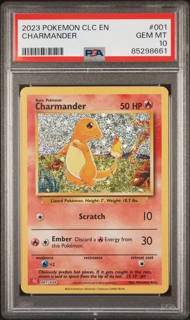 2023 Pokemon CLC-Trading Card Game Classic Charizard & Ho-Oh Ex Deck Charmander #001 card image