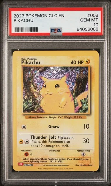 2023 Pokemon Clc-Trading Card Game Classic Charizard & Ho-Oh Ex Deck Pikachu #008 card image