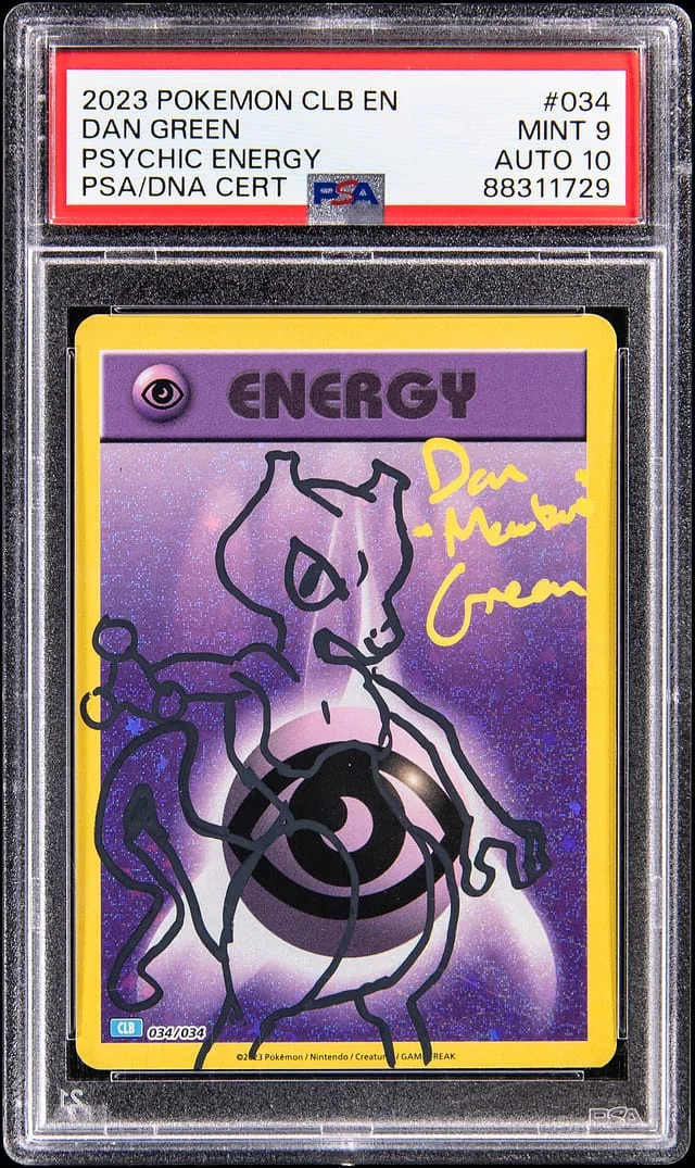 2023 Pokemon Club Psychic Energy Dan #034 card image
