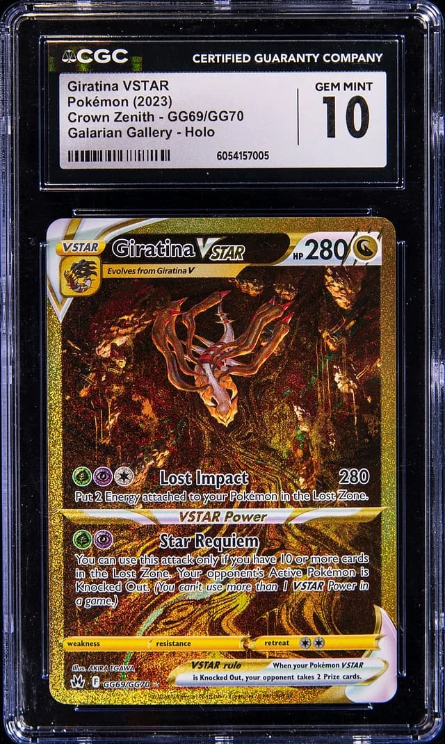 2023 Pokemon Crown Zenith Galarian Gallery Holo Giratina VSTAR #GG69 card image