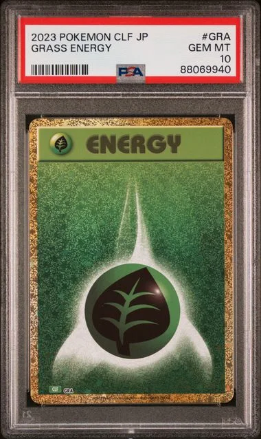 2023 Pokemon Japanese Clf-Trading Card Game Classic Venusaur & Lugia Ex Deck Grass Energy #GRA card image
