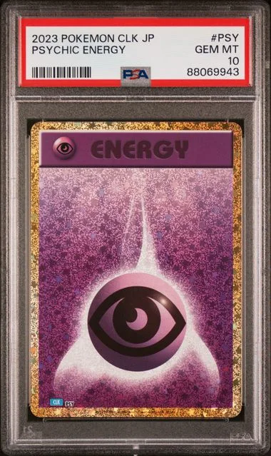 2023 Pokemon Japanese Clk-Trading Card Game Classic Blastoise & Suicune Ex Deck Psychic Energy #PSY card image