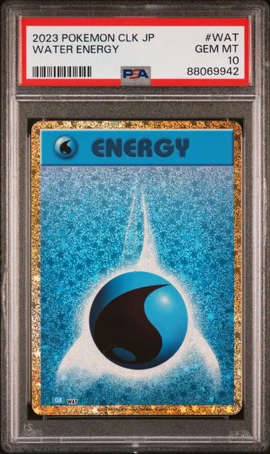 2023 Pokemon Japanese Clk-Trading Card Game Classic Blastoise & Suicune Ex Deck Water Energy #WAT card image