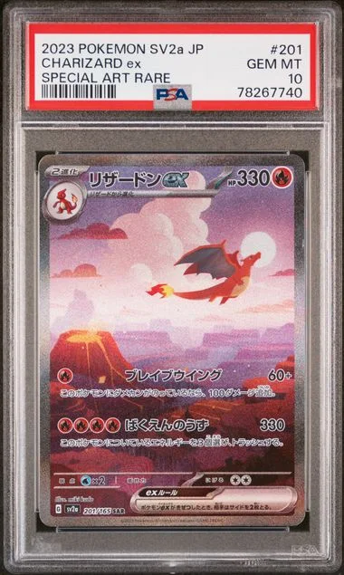 2023 Pokemon Japanese Sv2A-Pokemon 151 Charizard Ex #201 card image
