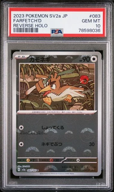 2023 Pokemon Japanese Sv2A-Pokemon 151 Reverse Holo Farfetch'D #083 card image