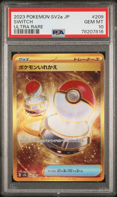 2023 Pokemon Japanese Sv2A-Pokemon 151 Switch #209 card image