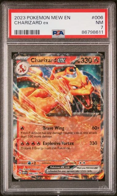 2023 Pokemon Mew En-151 Charizard Ex #006 card image