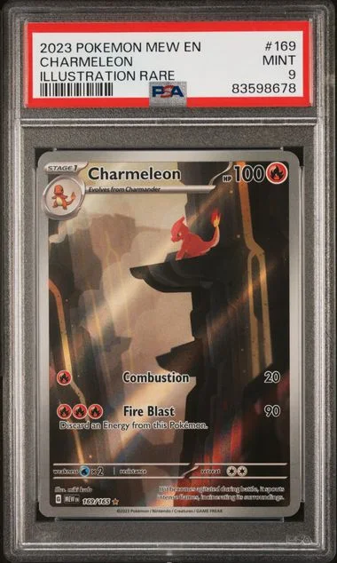 2023 Pokemon Mew EN 151 Illustration Rare Charmeleon #169 card image