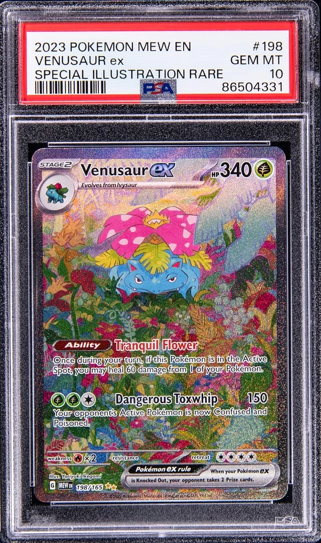 2023 Pokemon Mew Special Illustration Rare Venasaur EX #198 card image