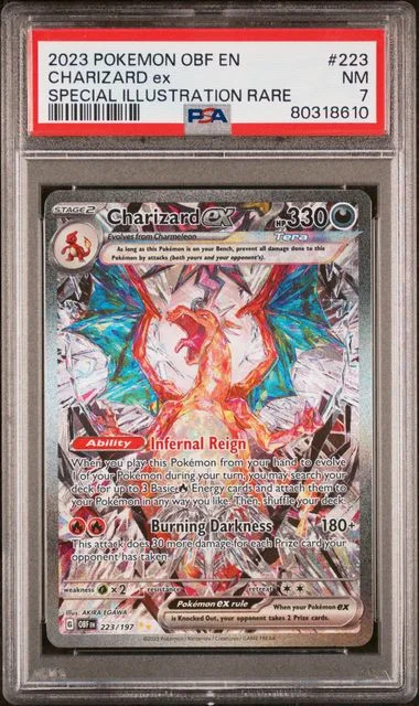 2023 Pokemon OBF EN Obsidian Flames Special Illustration Rare Charizard EX #223 card image