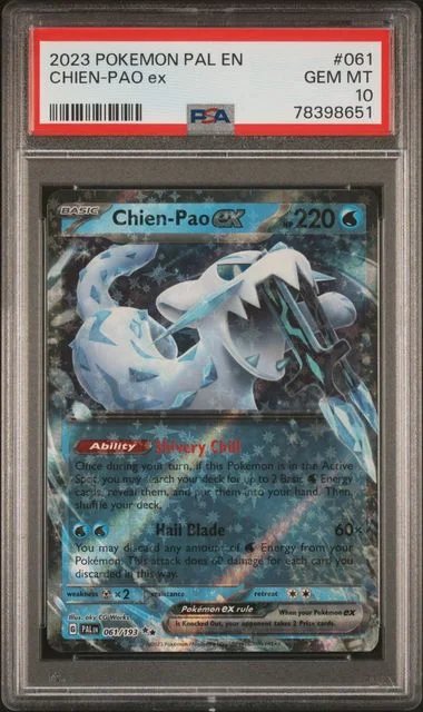 2023 Pokemon Pal En-Paldea Evolved Chien-Pao Ex #061 card image