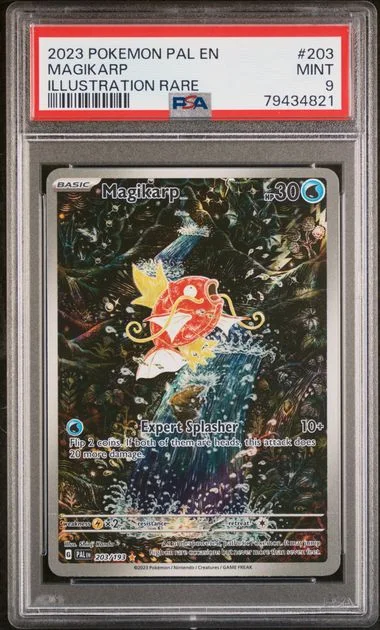 2023 Pokemon Pal EN Paldea Evolved Illustration Rare Magikarp #203 card image