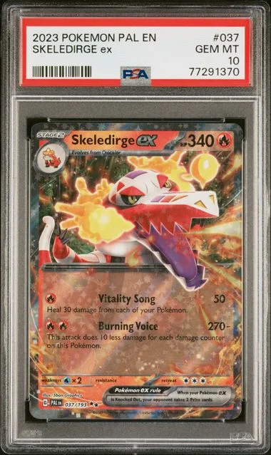2023 Pokemon Pal En-Paldea Evolved Skeledirge Ex #037 card image