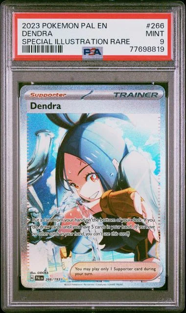 2023 Pokemon Pal EN Paldea Evolved Special Illustration Rare Dendra #266 card image