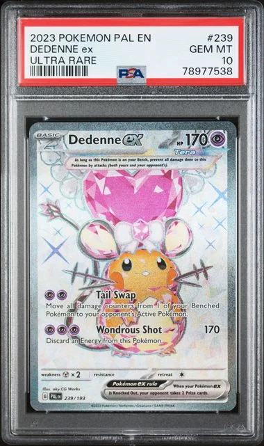 2023 Pokemon PAL EN Paldea Evolved Ultra Rare Dedenne ex #239 card image