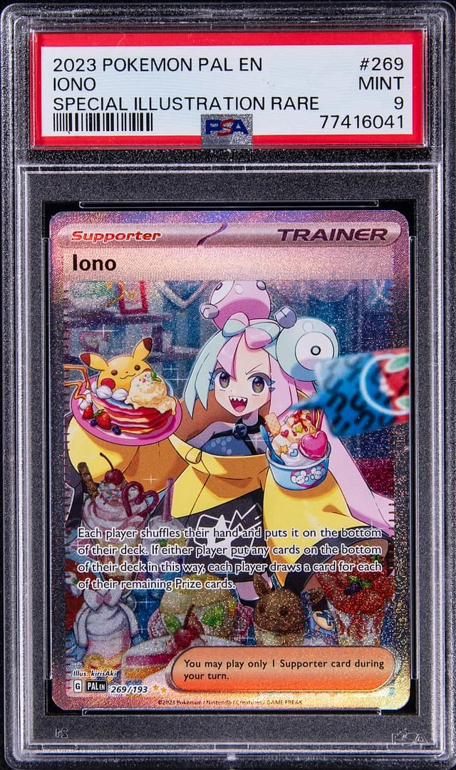 2023 Pokemon Paldea Evolved Special Illustration Rare Iono #269 card image
