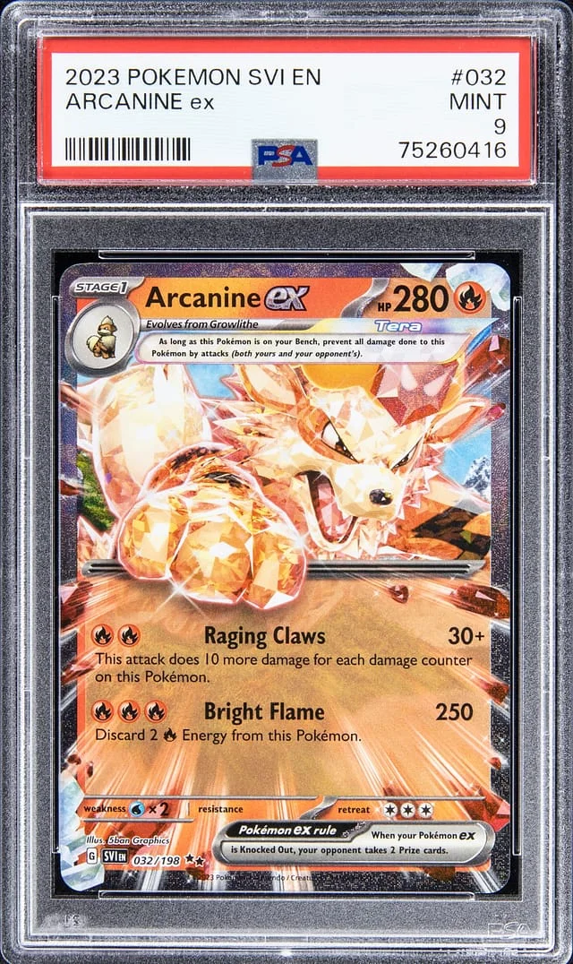 2023 Pokemon Scarlet & Violet Double Rare Holofoil Arcanine EX #32 card image