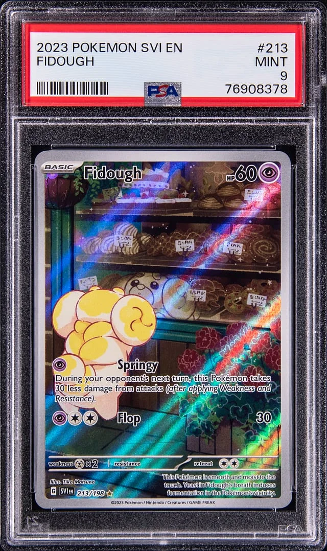 2023 Pokemon Scarlet & Violet Full Art Illustration Rare Fidough #213 card image