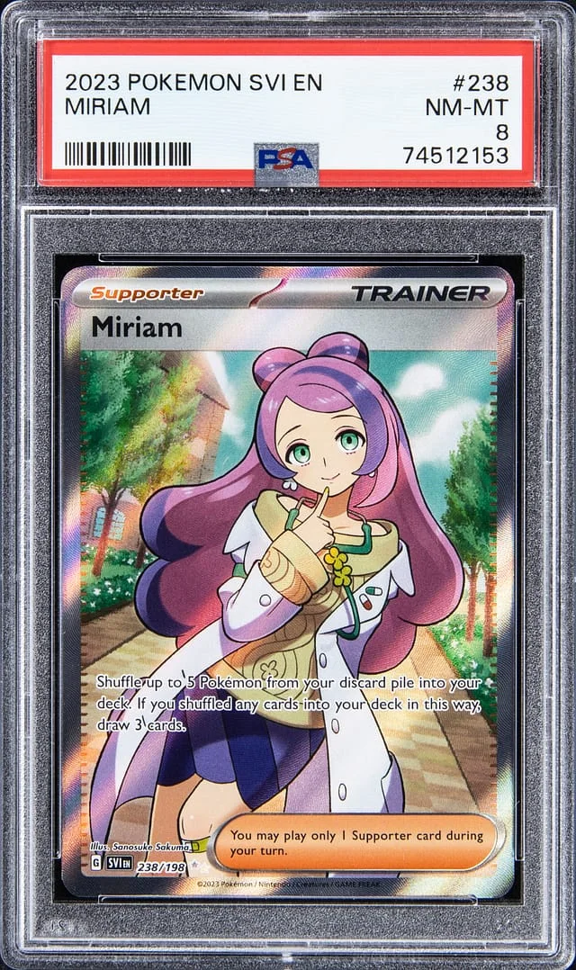 2023 Pokemon Scarlet & Violet Full Art Secret Rare Miriam #238 card image