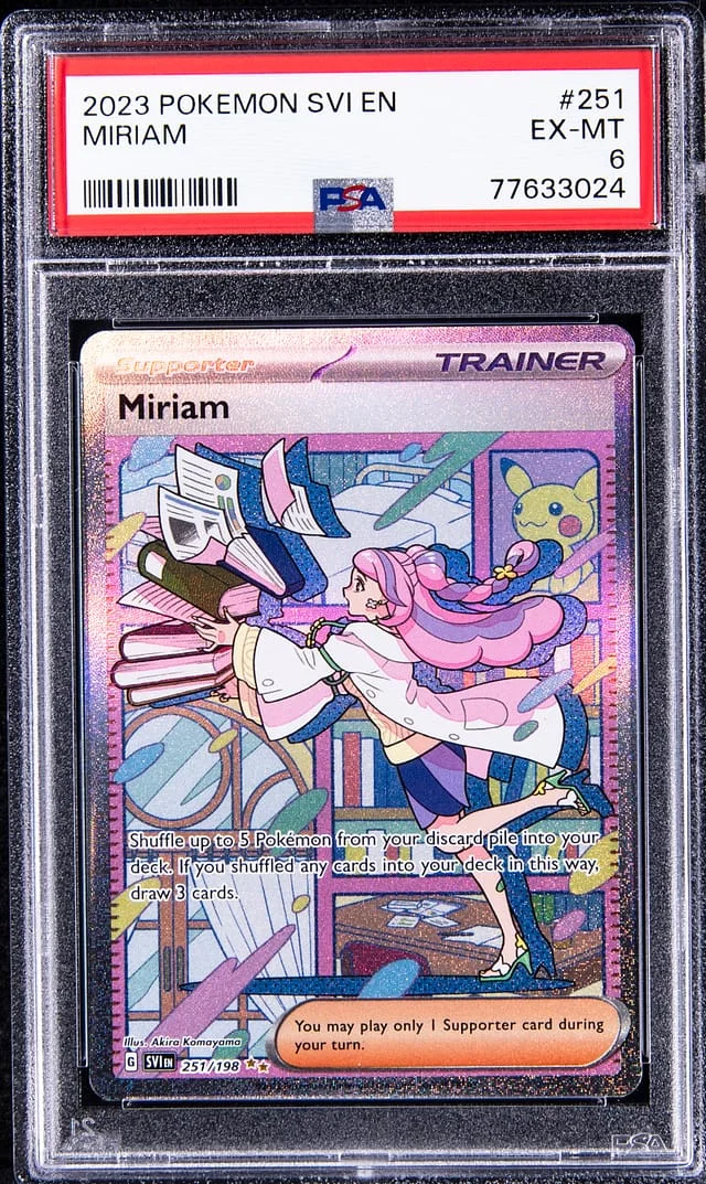 2023 Pokemon Scarlet & Violet Full Art Secret Rare Miriam #251 card image