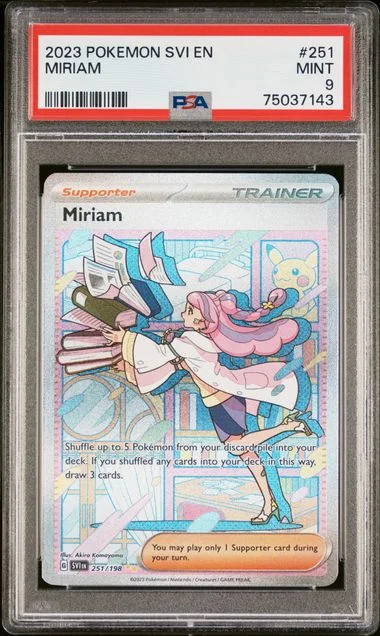 2023 Pokemon Scarlet & Violet Full Art Special Illustration Holofoil Miriam #251 card image