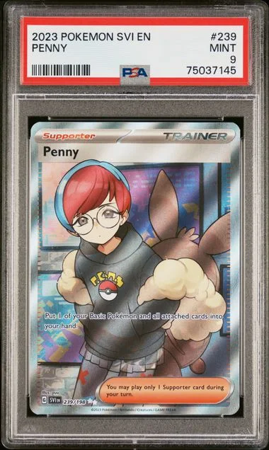 2023 Pokemon Scarlet & Violet Full Art Ultra Rare Holofoil Penny #239 card image