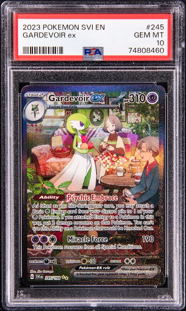 2023 Pokemon Scarlet & Violet Holographic Gardevoir ex #245 card image