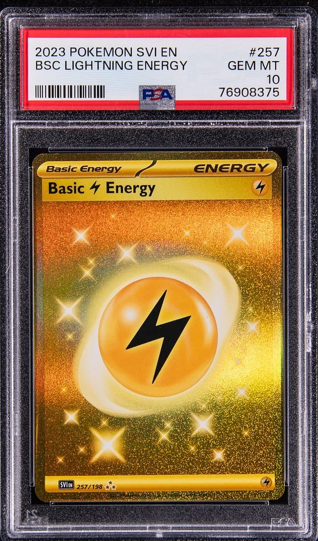 2023 Pokemon Scarlet & Violet Hyper Rare Holofoil BSC Lightning Energy #257 card image