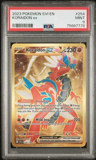 2023 Pokemon Scarlet & Violet Koraidon EX #254 card image