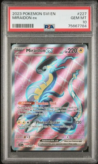 2023 Pokemon Scarlet & Violet Miraidon EX #227 card image