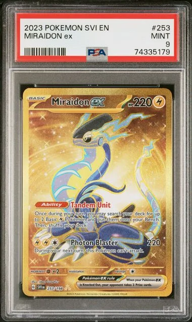 2023 Pokemon Scarlet & Violet Miraidon EX #253 card image