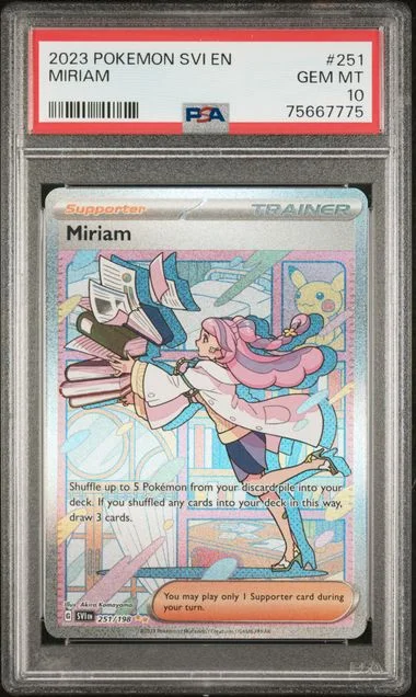 2023 Pokemon Scarlet & Violet Miriam #251 card image