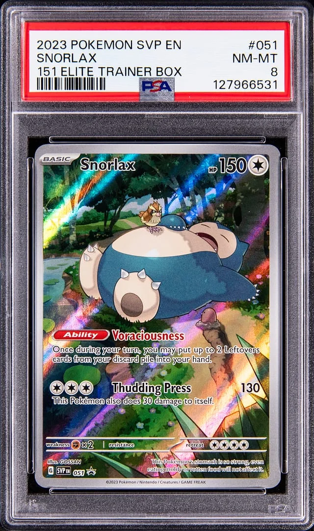 2023 Pokemon Scarlet & Violet Promos 151 Elite Trainer Box Snorlax #051 card image