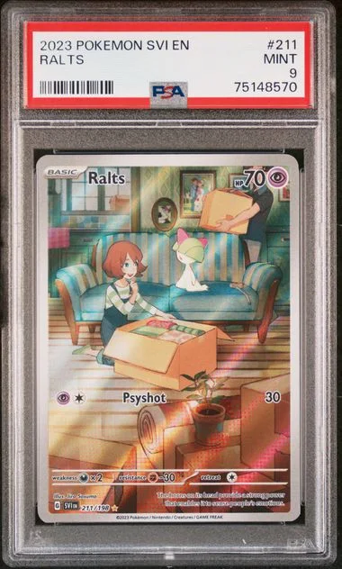 2023 Pokemon Scarlet & Violet Ralts #211 card image