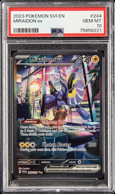 2023 Pokemon Scarlet & Violet Special Illustration Rare Miraidon EX #244 card image