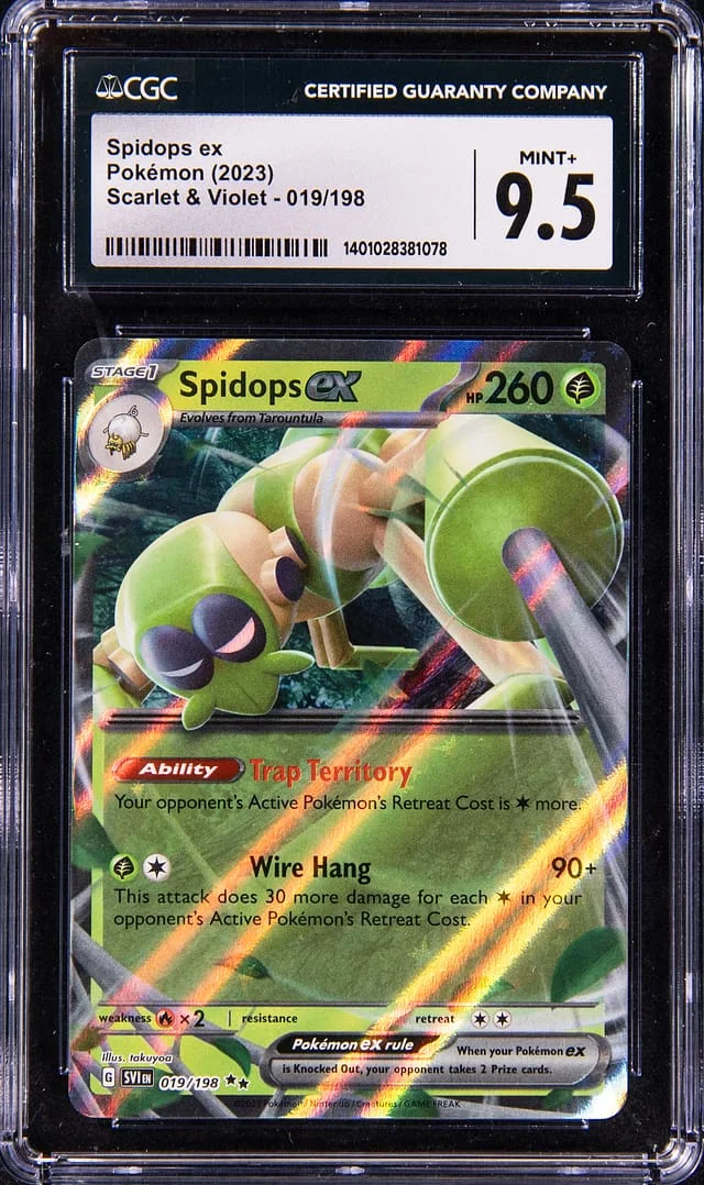 2023 Pokemon Scarlet & Violet Spidops EX #019 card image