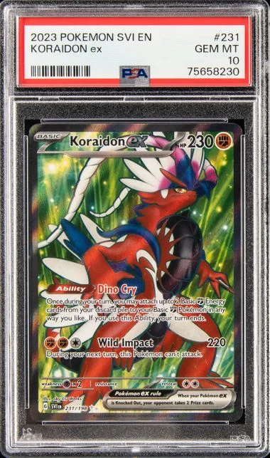 2023 Pokemon Scarlet & Violet Ultra Double Rare Holofoil Koraidon EX #231 card image