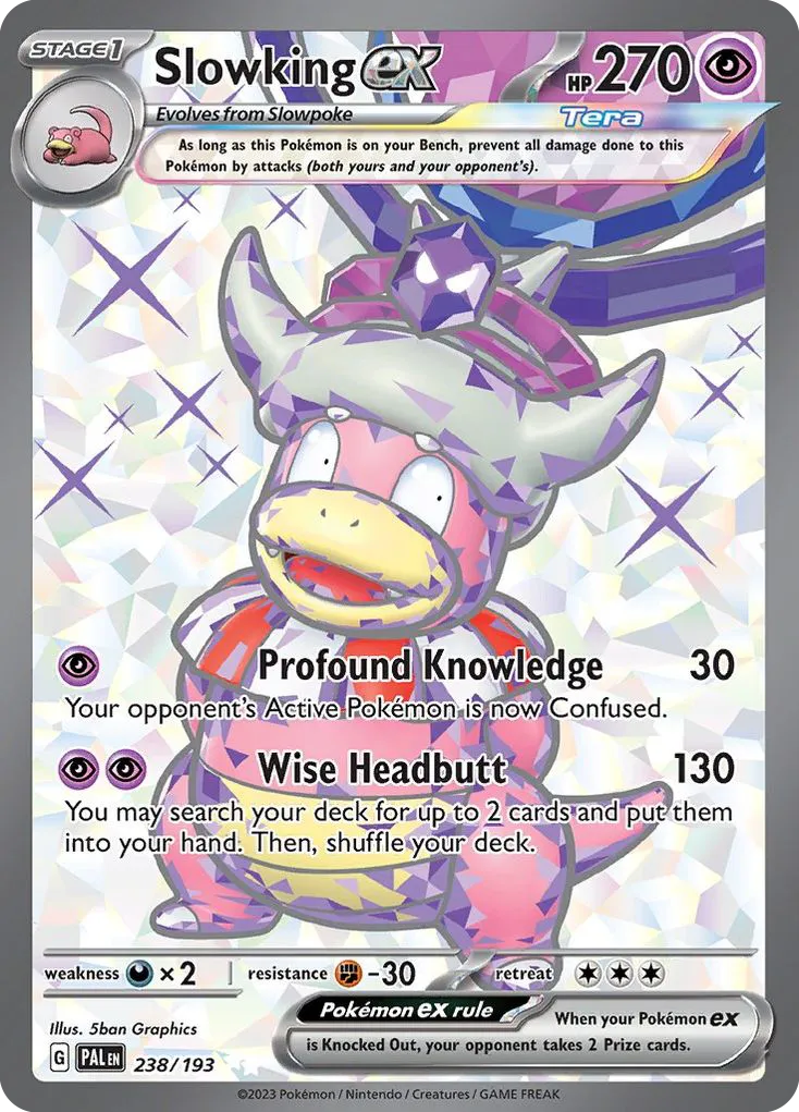2023 Paldea Evolved Slowking ex #238/193 Ultra Rare card image
