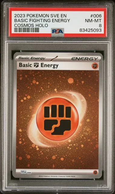 2023 Pokemon Sve En-Basic Energies Cosmos Holo Basic Fighting Energy #006 card image